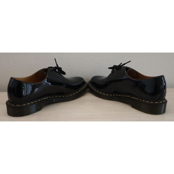 Dr. Martens Model 10084 Women’s Sz 11 Air Wair Black Patent Leather Oxfords $140 - Picture 8 of 9